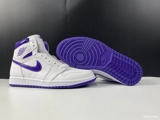 Bmlin Shoes CD0461-151 HIGH AIR JORDAN PURPLE RETRO 1 COURT 0812